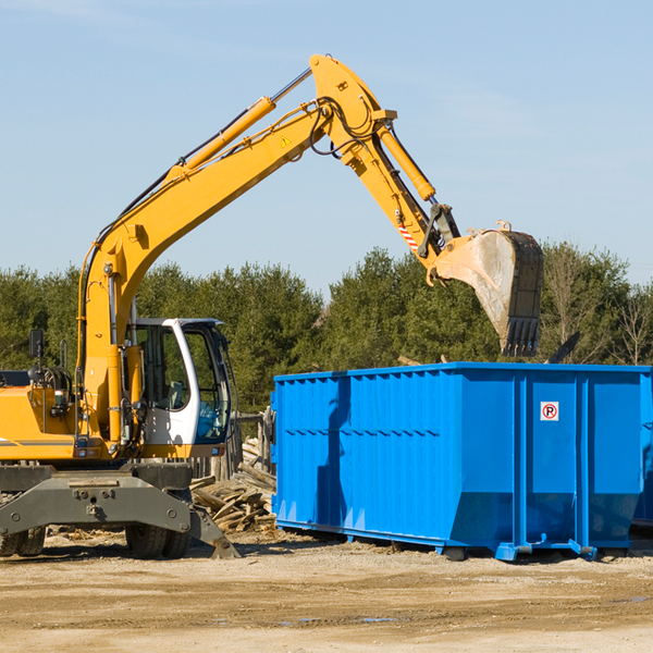 can i choose the location where the residential dumpster will be placed in Pontotoc County